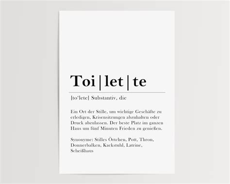 toilette duden
